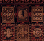鰐淵寺（島根県） 絹本着色「種子曼荼羅　胎蔵界・金剛界」対幅
